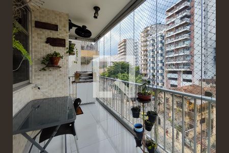 Varanda da Sala de apartamento à venda com 3 quartos, 123m² em Vila Isabel, Rio de Janeiro