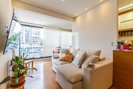 Sala de apartamento para alugar com 2 quartos, 52m² em Pinheiros, São Paulo