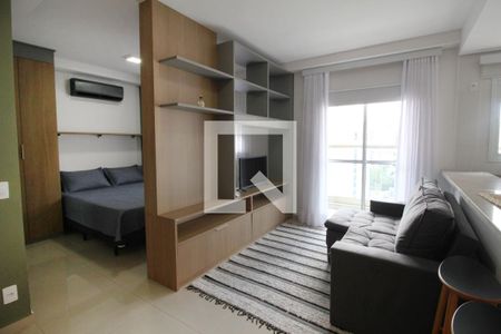 Sala de apartamento para alugar com 1 quarto, 38m² em Parque Campolim, Sorocaba