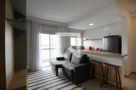 Sala de apartamento para alugar com 1 quarto, 38m² em Parque Campolim, Sorocaba