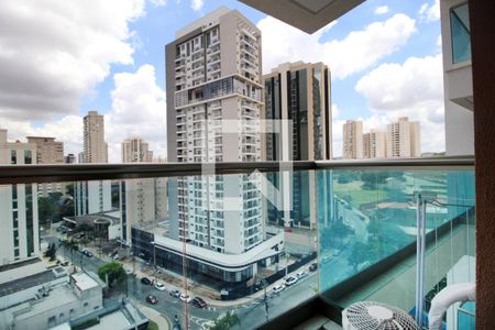 Varanda da Sala de apartamento para alugar com 1 quarto, 38m² em Parque Campolim, Sorocaba