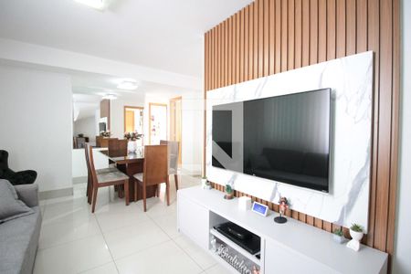 Sala de Estar de apartamento à venda com 4 quartos, 167m² em Castelo, Belo Horizonte