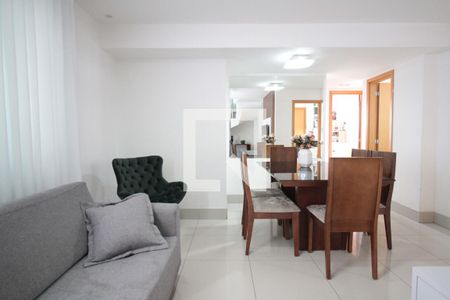 Sala de Estar de apartamento à venda com 4 quartos, 167m² em Castelo, Belo Horizonte