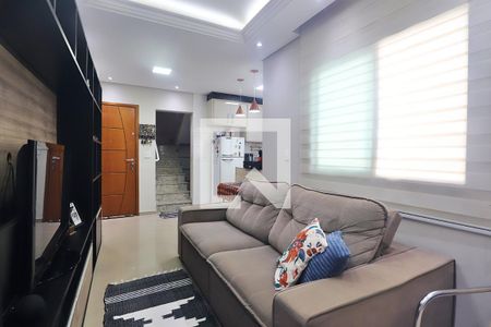 Sala de apartamento à venda com 2 quartos, 110m² em Vila Principe de Gales, Santo André