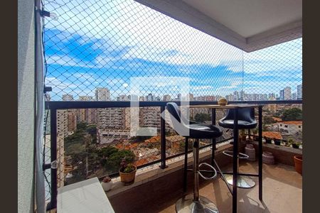 Varanda da Sala de apartamento para alugar com 2 quartos, 54m² em Vila Anglo Brasileira, São Paulo