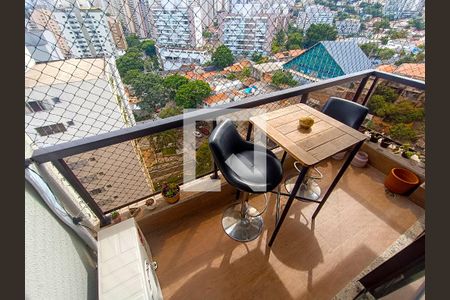 Varanda da Sala de apartamento para alugar com 2 quartos, 54m² em Vila Anglo Brasileira, São Paulo