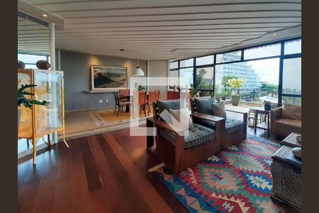 Sala de apartamento à venda com 5 quartos, 336m² em Barra da Tijuca, Rio de Janeiro