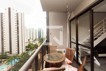 Varanda da Sala de apartamento para alugar com 2 quartos, 78m² em Moema, São Paulo