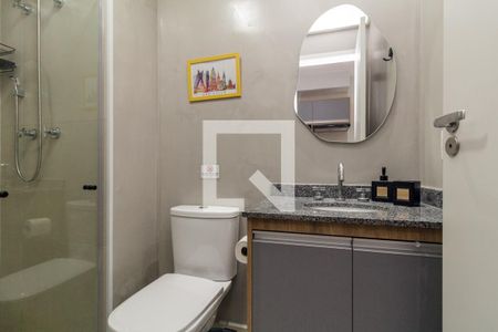 Banheiro de kitnet/studio à venda com 1 quarto, 25m² em Centro Histórico de São Paulo, São Paulo