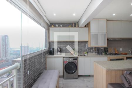 Varanda gourmet de apartamento à venda com 2 quartos, 63m² em Barra Funda, São Paulo