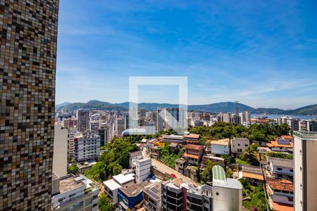 Vista Sala de apartamento à venda com 2 quartos, 66m² em Morro do Estado, Niterói