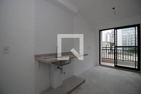 Cozinha de kitnet/studio à venda com 1 quarto, 28m² em Pinheiros, São Paulo