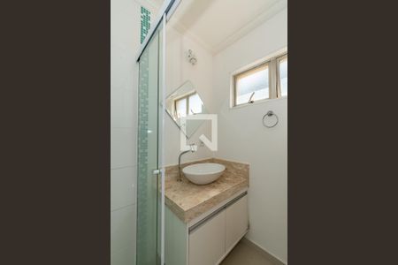 Banheiro da Suíte  de apartamento à venda com 3 quartos, 104m² em Cambuí, Campinas