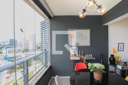 Varanda da Sala de apartamento à venda com 1 quarto, 69m² em Água Branca, São Paulo