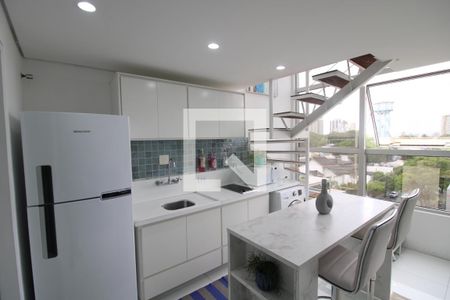 Sala / Cozinha / Area de Serviço de apartamento à venda com 1 quarto, 45m² em Santana, São Paulo