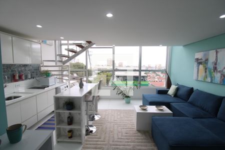 Sala / Cozinha / Area de Serviço de apartamento à venda com 1 quarto, 45m² em Santana, São Paulo