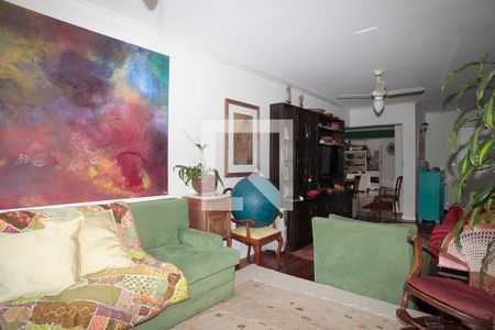 Sala de Estar de apartamento à venda com 3 quartos, 134m² em Petrópolis, Porto Alegre