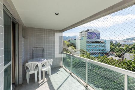 Varanda da Sala de apartamento à venda com 2 quartos, 80m² em Maracanã, Rio de Janeiro