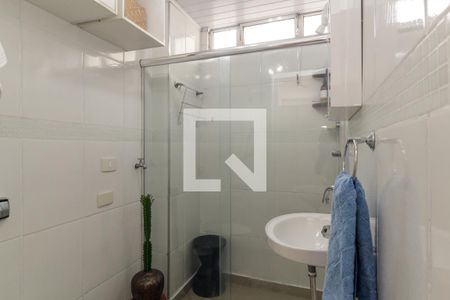 Banheiro de kitnet/studio à venda com 1 quarto, 28m² em Vila Buarque, São Paulo