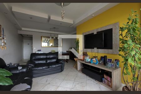 Sala de apartamento para alugar com 3 quartos, 100m² em Vila Valparaiso, Santo André