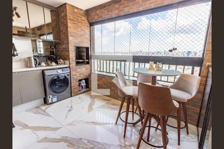Sala/Cozinha/Varanda de apartamento para alugar com 2 quartos, 57m² em Brás, São Paulo