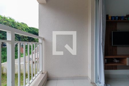 Varanda da Sala de apartamento à venda com 2 quartos, 56m² em Jardim Santa Rosa, Taboão da Serra