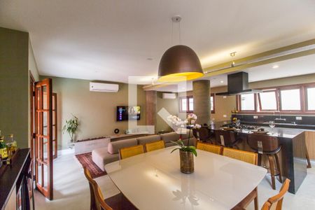 Sala de Jantar de casa de condomínio para alugar com 5 quartos, 329m² em Alphaville, Santana de Parnaíba
