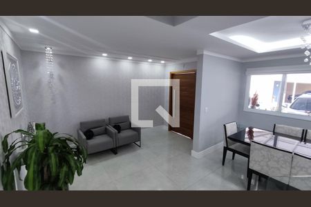 Sala de Estar e Jantar de casa de condomínio à venda com 3 quartos, 115m² em Jardim Florestal, Jundiaí