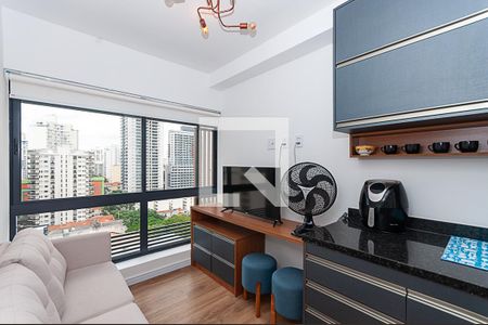 Sala/Cozinha de apartamento à venda com 2 quartos, 45m² em Vila Pompéia, São Paulo