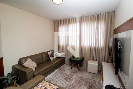 Sala de apartamento à venda com 3 quartos, 90m² em Palmares, Belo Horizonte