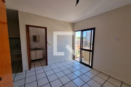 Sala - Dormitório de kitnet/studio para alugar com 1 quarto, 38m² em Jardim Paulista, Ribeirão Preto