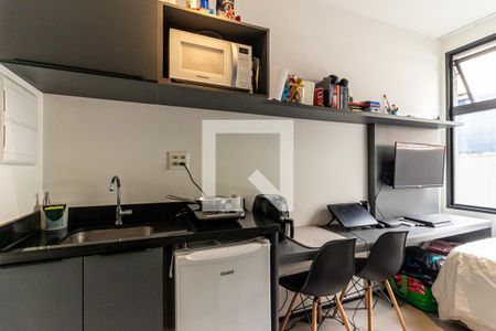 Cozinha de kitnet/studio à venda com 1 quarto, 10m² em Campos Elíseos, São Paulo