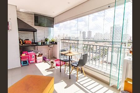 Varanda de apartamento à venda com 2 quartos, 68m² em Quarta Parada, São Paulo