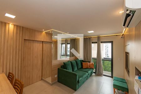 Sala de Estar/Jantar de apartamento à venda com 3 quartos, 80m² em Taquaral, Campinas