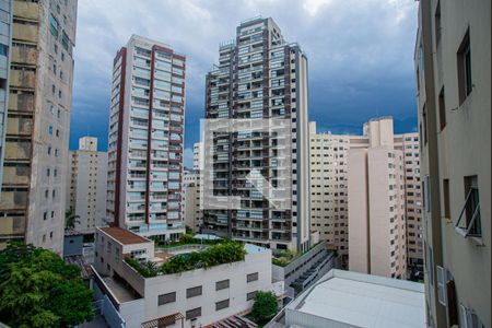 Vista da Varanda Sala/Quarto de apartamento à venda com 1 quarto, 42m² em Bela Vista, São Paulo