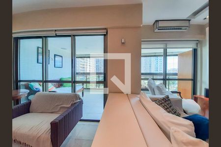 Sala de apartamento à venda com 3 quartos, 137m² em Barra da Tijuca, Rio de Janeiro