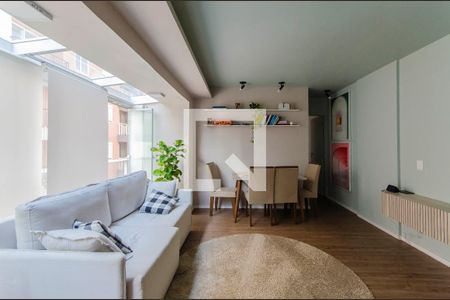 Sala de apartamento à venda com 1 quarto, 48m² em Vila Mariana, São Paulo