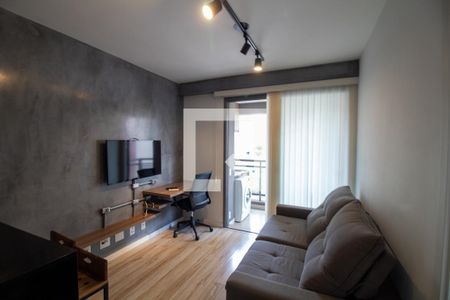 Sala de apartamento para alugar com 1 quarto, 38m² em Cidade Monções, São Paulo