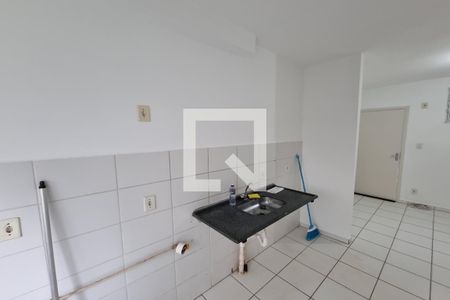 Cozinha - Lavanderia de apartamento para alugar com 2 quartos, 50m² em Jardim Florestan Fernandes, Ribeirão Preto