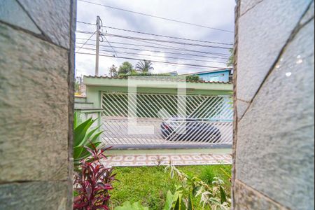 Vista da Sala de casa à venda com 3 quartos, 208m² em Vila Scarpelli, Santo André