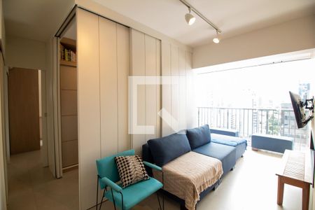 Sala de apartamento à venda com 2 quartos, 65m² em Vila Cordeiro, São Paulo