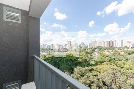 Varanda de kitnet/studio à venda com 1 quarto, 28m² em Brooklin, São Paulo