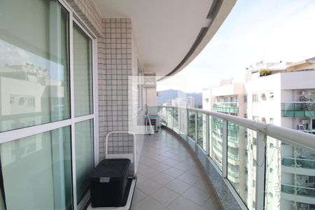 Varanda da Sala de apartamento para alugar com 2 quartos, 72m² em Jacarepaguá, Rio de Janeiro