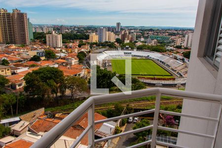 VISTA DA SACADA de apartamento para alugar com 1 quarto, 43m² em Ponte Preta, Campinas