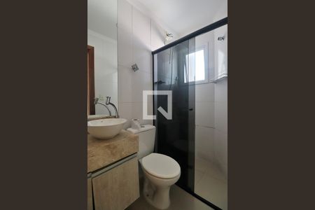 Suíte - Banheiro do Quarto 1 de apartamento à venda com 2 quartos, 105m² em Parque das Nações, Santo André