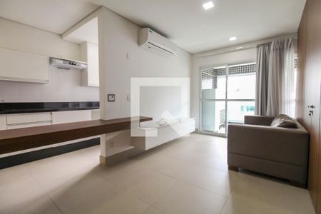 Sala de apartamento para alugar com 1 quarto, 54m² em Vila Regente Feijó, São Paulo