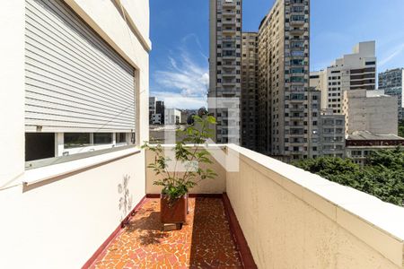 Varanda de apartamento para alugar com 1 quarto, 64m² em República, São Paulo