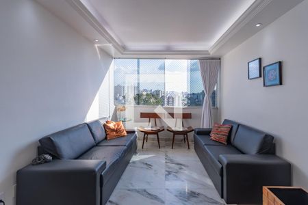 Sala de apartamento à venda com 3 quartos, 177m² em Paquetá, Belo Horizonte
