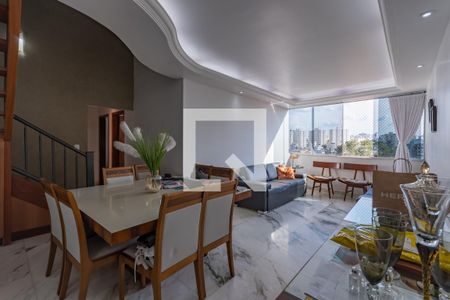Sala de apartamento à venda com 3 quartos, 177m² em Paquetá, Belo Horizonte