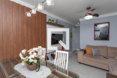 Sala de apartamento à venda com 3 quartos, 65m² em Piraporinha, Diadema